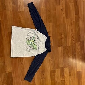 Kids headquarters size 5 dinosaur hooded t shirt